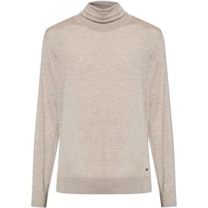 Brioni, Heren, Truien, Beige, Maat: L Kasjmier,