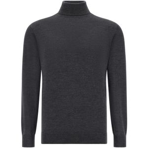 Boggi Milano - Coltrui - Donkergrijs - Merino Wol - Lange Mouw
