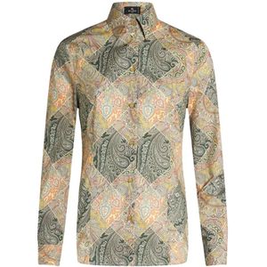 Etro, Dames, Blouses & Shirts, Veelkleurig, Maat: M