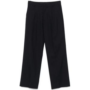 Dries Van Noten, Heren, Broeken, Blauw, Maat: S Zijde,