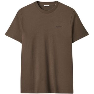 Gabba, Heren, Tops, Bruin, Maat: S Katoen,