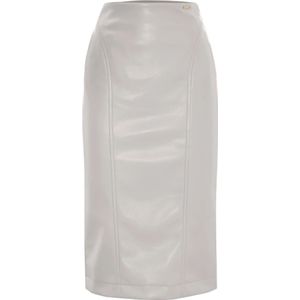 Kocca, Dames, Rokken, Beige, Maat: M Leer,