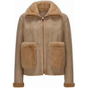 Milestone, Dames, Jassen, Bruin, Maat: XL Velours,