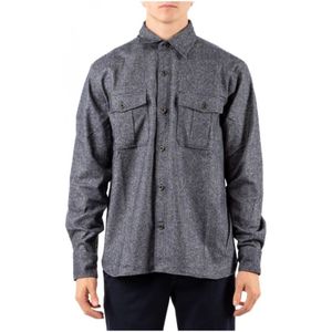 Brooksfield, Heren, Overhemden, Blauw, Maat: S