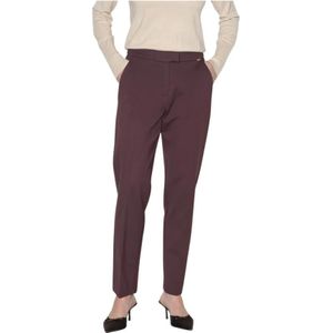 Kaos, Dames, Broeken, Rood, Maat: S Leer,