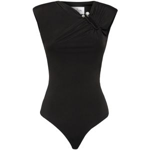 Philipp Plein, Dames, Tops, Zwart, Maat: XS Jersey,