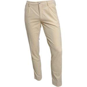 Hugo, Heren, Broeken, Beige, Maat: M Katoen,