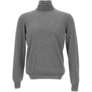 Gran Sasso, Heren, Truien, Grijs, Maat: L Zijde,