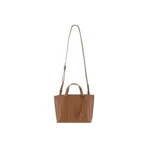 Pinko Tote Bags , Beige , Dames , Maat: ONE Size