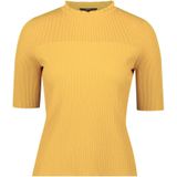zero - Trui - Geel - Aansluitende Pasvorm - Halve Mouw