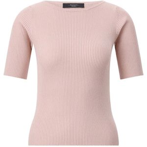 Weekend Max Mara, Dames, Tops, Roze, Maat: XS Leer,