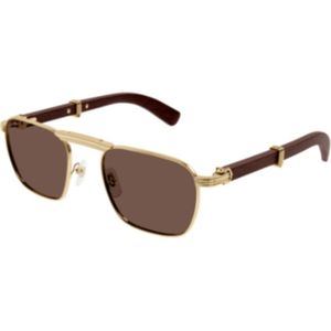 Cartier, unisex, Accessoires, Geel, Maat: 54 MM Nylon,