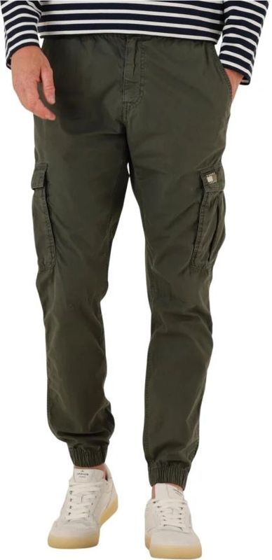 Tommy Jeans, Heren, Broeken, Groen, Maat: W32 L32 Katoen,