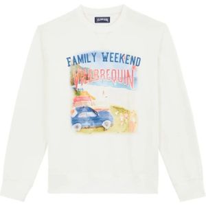 Vilebrequin, Heren, Sweatshirts & Hoodies, Wit, Maat: S Katoen,
