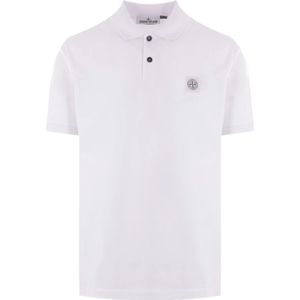 Stone Island, Heren, Tops, Wit, Maat: XL Katoen,