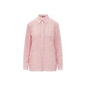 Versace Formeel Overhemd , Pink , Dames , Maat: S