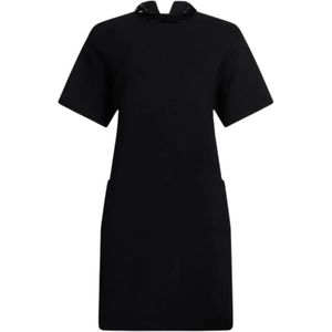 Liu Jo, Dames, Jurken, Zwart, Maat: XS