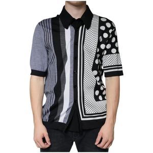 Dolce & Gabbana, Heren, Overhemden, Veelkleurig, Maat: XL Zijde,