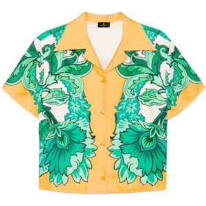 Etro, Dames, Blouses & Shirts, Veelkleurig, Maat: M