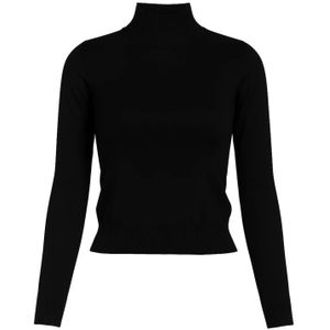 Guaja., Dames, Truien, Zwart, Maat: XL Viscose,