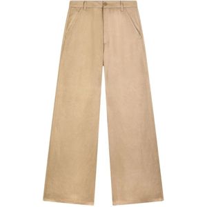 Dondup - Driekwartbroek - Beige - Viscose - Linnen