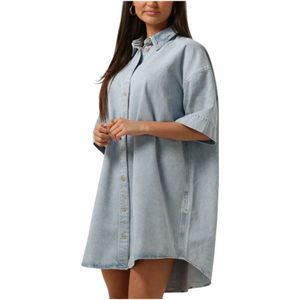 Drykorn, Dames, Jurken, Blauw, Maat: XL