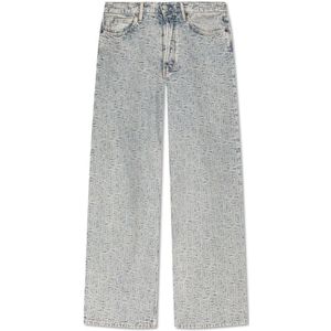 Acne Studios, Dames, Jeans, Blauw, Maat: XS Katoen,