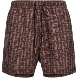 Roberto Cavalli, Heren, Badkleding, Bruin, Maat: XL