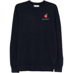 MC2 Saint Barth, Heren, Truien, Blauw, Maat: L Wol,