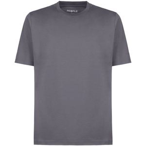 People of Shibuya, Heren, Tops, Grijs, Maat: L Katoen,