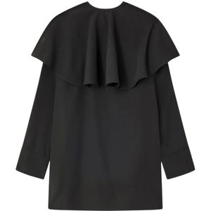 Ganni, Dames, Jurken, Zwart, Maat: XS