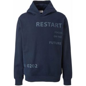 s.Oliver - Hoodie - Blauw - Katoen