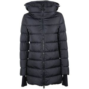 Herno, Dames, Mantels, Blauw, Maat: S Wol,