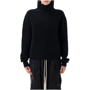 Rick Owens, Dames, Truien, Zwart, Maat: M Wol,