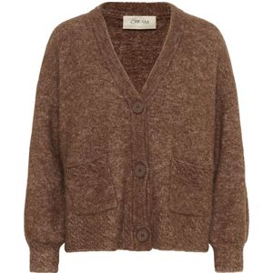 Cream, Dames, Truien, Bruin, Maat: M