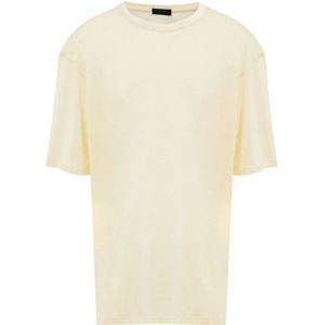 Corneliani, Heren, Tops, Geel, Maat: 6XL Linnen,