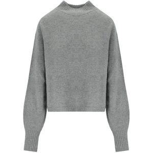 Twinset, Dames, Truien, Grijs, Maat: S Wol,