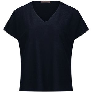 Vera Mont - Blouse met V-hals - Blauw - Dames