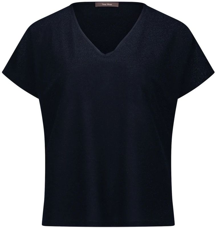 Vera Mont - Blouse met V-hals - Blauw - Dames