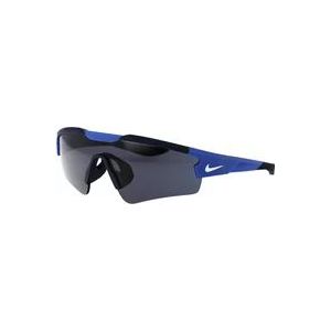 Nike Stijlvolle zonnebril met cape , Blue , Heren , Maat: 57 MM