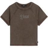 VANS Shirt 'Claire Embellished Baby'  donkerbruin