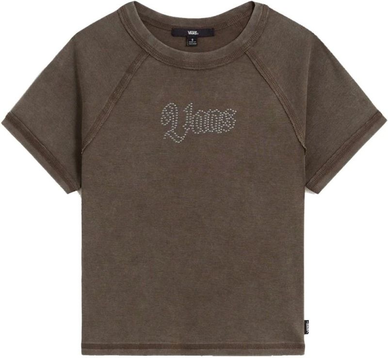 VANS Shirt 'Claire Embellished Baby'  donkerbruin