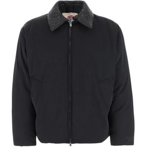 Bottega Veneta, Heren, Jassen, Zwart, Maat: M Nylon,