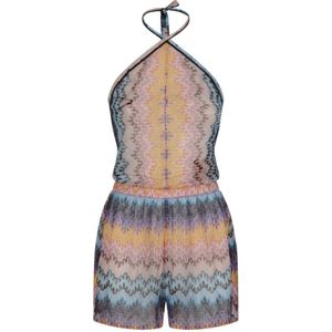 Missoni, Dames, Jumpsuits & Playsuits, Veelkleurig, Maat: S Viscose,