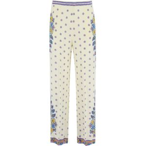 Etro, Dames, Broeken, Veelkleurig, Maat: XS Zijde,