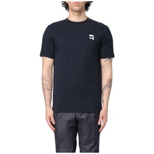 Karl Lagerfeld, Heren, Tops, Blauw, Maat: 2XL