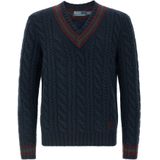 Polo Ralph Lauren - Trui - Navy - V-hals - Lange Mouw - Effen