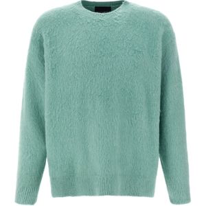 Roberto Collina, Heren, Truien, Blauw, Maat: XL Katoen,