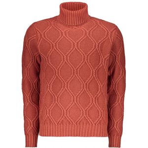 Moorer, Heren, Truien, Oranje, Maat: M Wol,