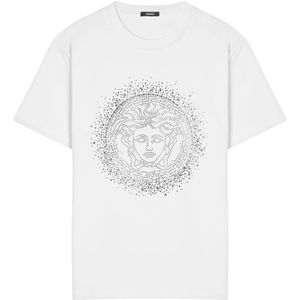Versace, Dames, Tops, Wit, Maat: XS Katoen,